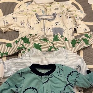 5 6 month pajamas buttons